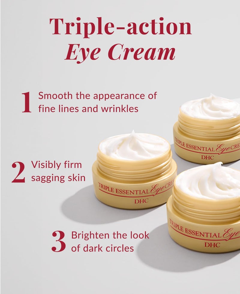 DHC Triple Essential Eye Cream, 1 oz. Net wt. - Image 3
